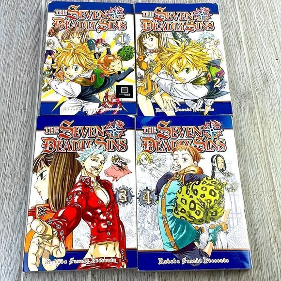 The Seven Deadly Sins Vol 1-4.  Manga - Picture 1 of 7